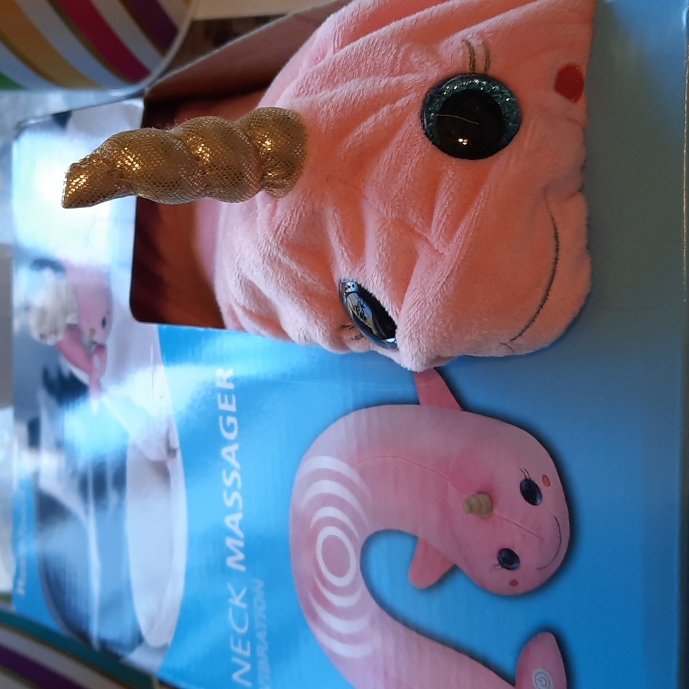 Unicorn neck massager is absolutely adorable